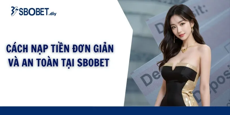 Cách nạp tiền đơn giản và an toàn tại SBOBET 