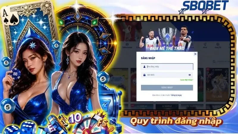 Thao tác truy cập nhanh chóng giúp thành viên vào hệ thống thuận tiện và an toàn
